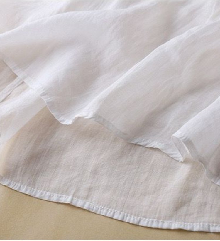Maia - Ren Bomull Schiffly Brodert Kvinne