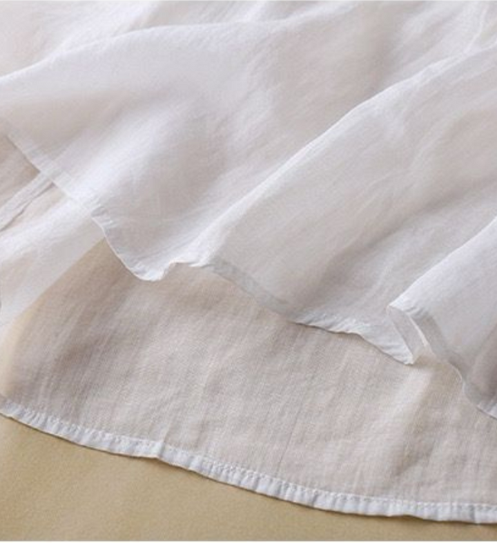 Maia - Ren Bomull Schiffly Brodert Kvinne