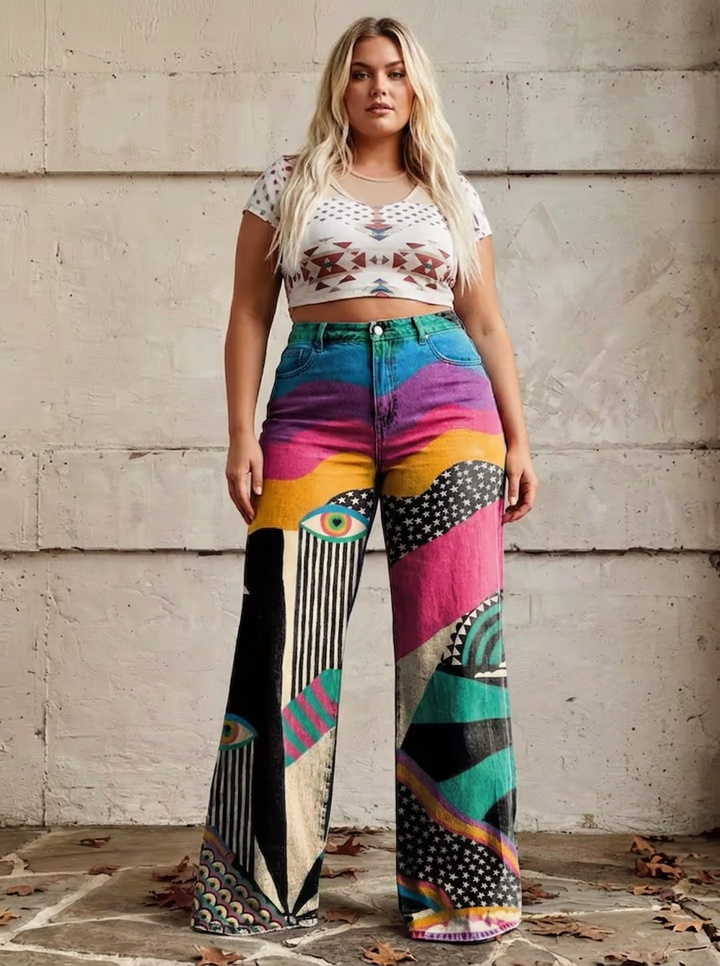 Evadne - Flared Bukser Boho Chic