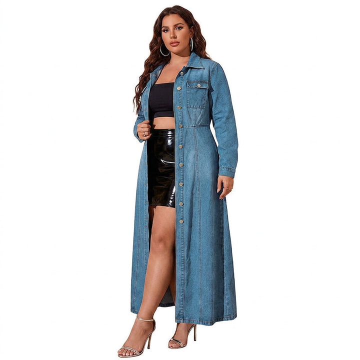 Wanda Denim Cardigan Kjole