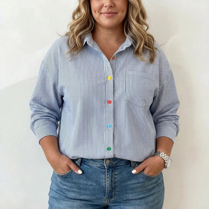 Tamsin | Uformell Stripet Skjorte