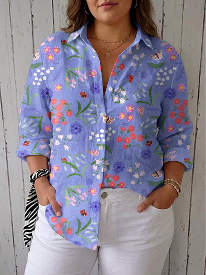 Cleo - Meadow Blossom Bluse