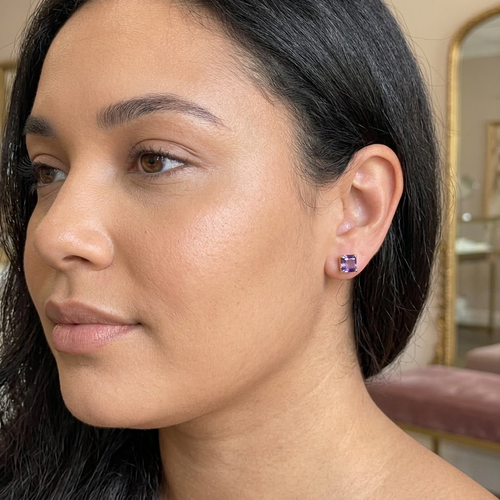 Sorrel Square Studs | Gull