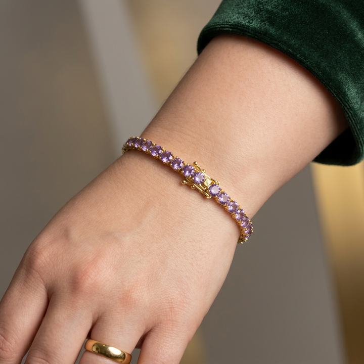Demi Tennisarmbånd | Gull