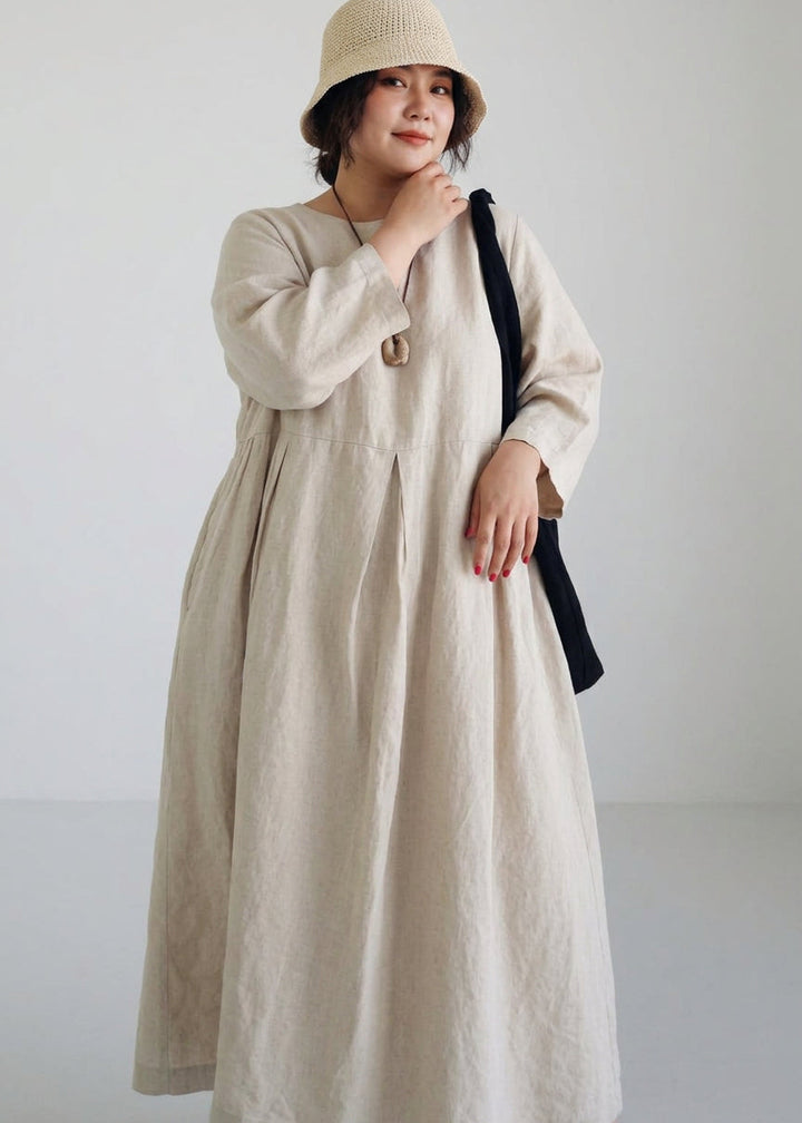 Celestine - Aprikos Bomullskjoler Lommer Patchwork Vår