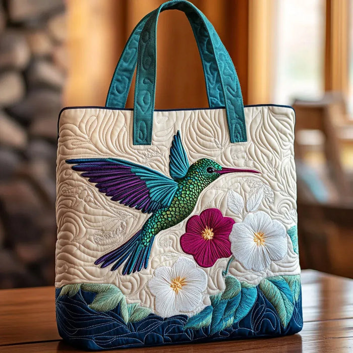 Ila Bag - Kolibri og Hvit Blomst