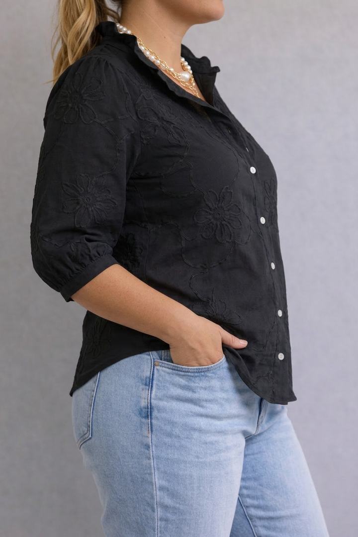 Petra | Blomstrete Bluse