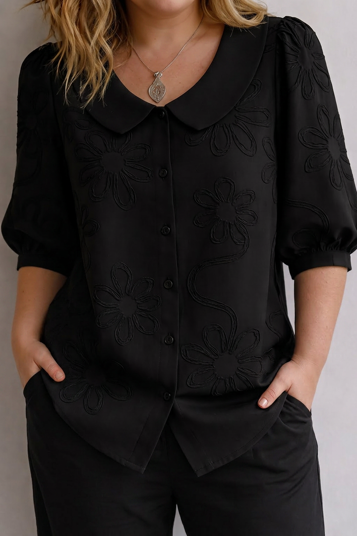 Signy | Blomstrete Bluse