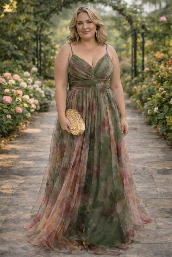 Sigrid | Blomstrete Maxi Kjole