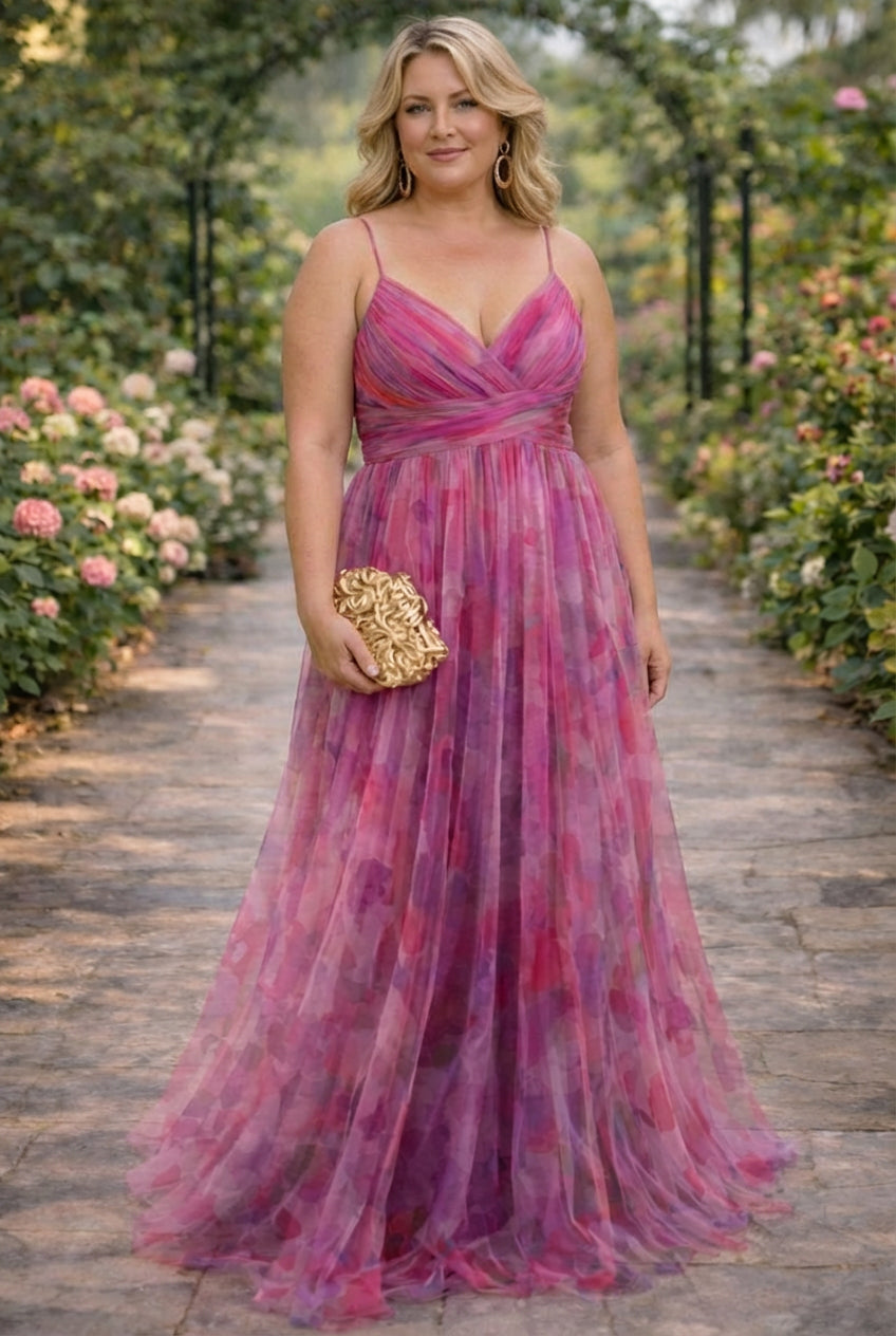 Sigrid | Blomstrete Maxi Kjole