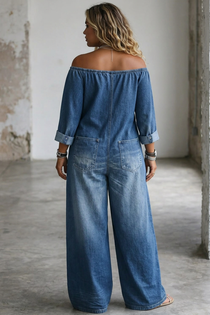 Zelda | Off Shoulder Langermet Jumpsuit