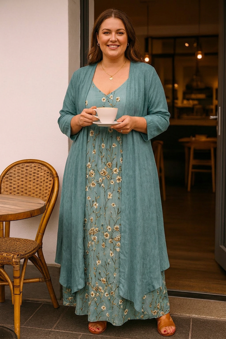 Mable | Elegant To-delt Maxi Sett