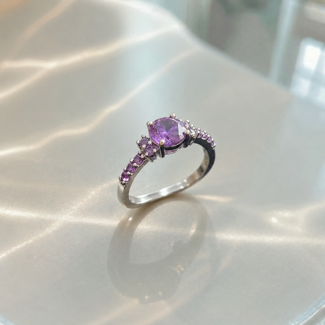 Rosanna Virelyn Ring | Hvitt Gull