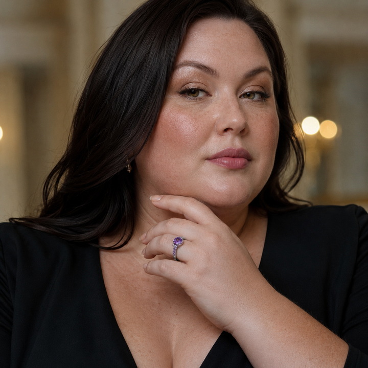 Rosanna Virelyn Ring | Hvitt Gull