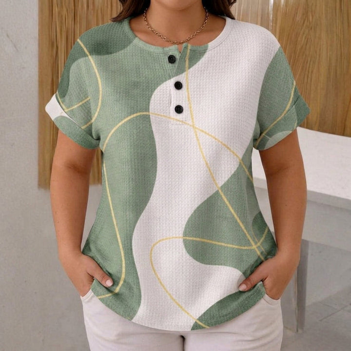 Imogen | Uformell Fargeblokk Bluse
