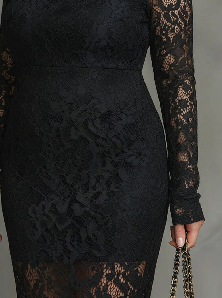 Alma | Elegant Blonde Fishtail Maksikjole