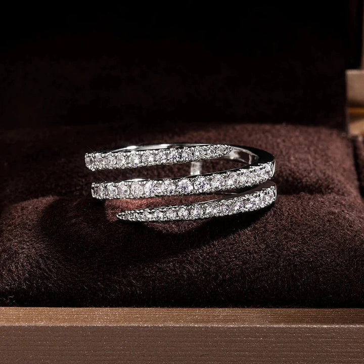 Cosima Sassetti Ring | Hvit Gull