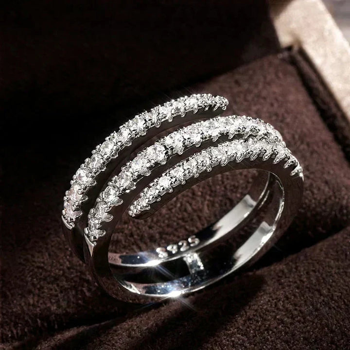 Cosima Sassetti Ring | Hvit Gull