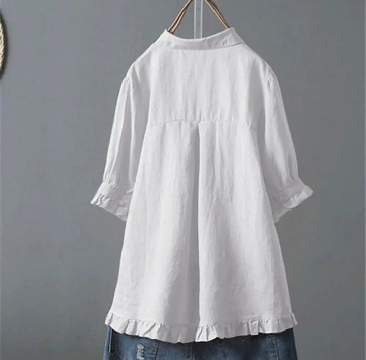 ANNA | Hverdags Ruffle Topp