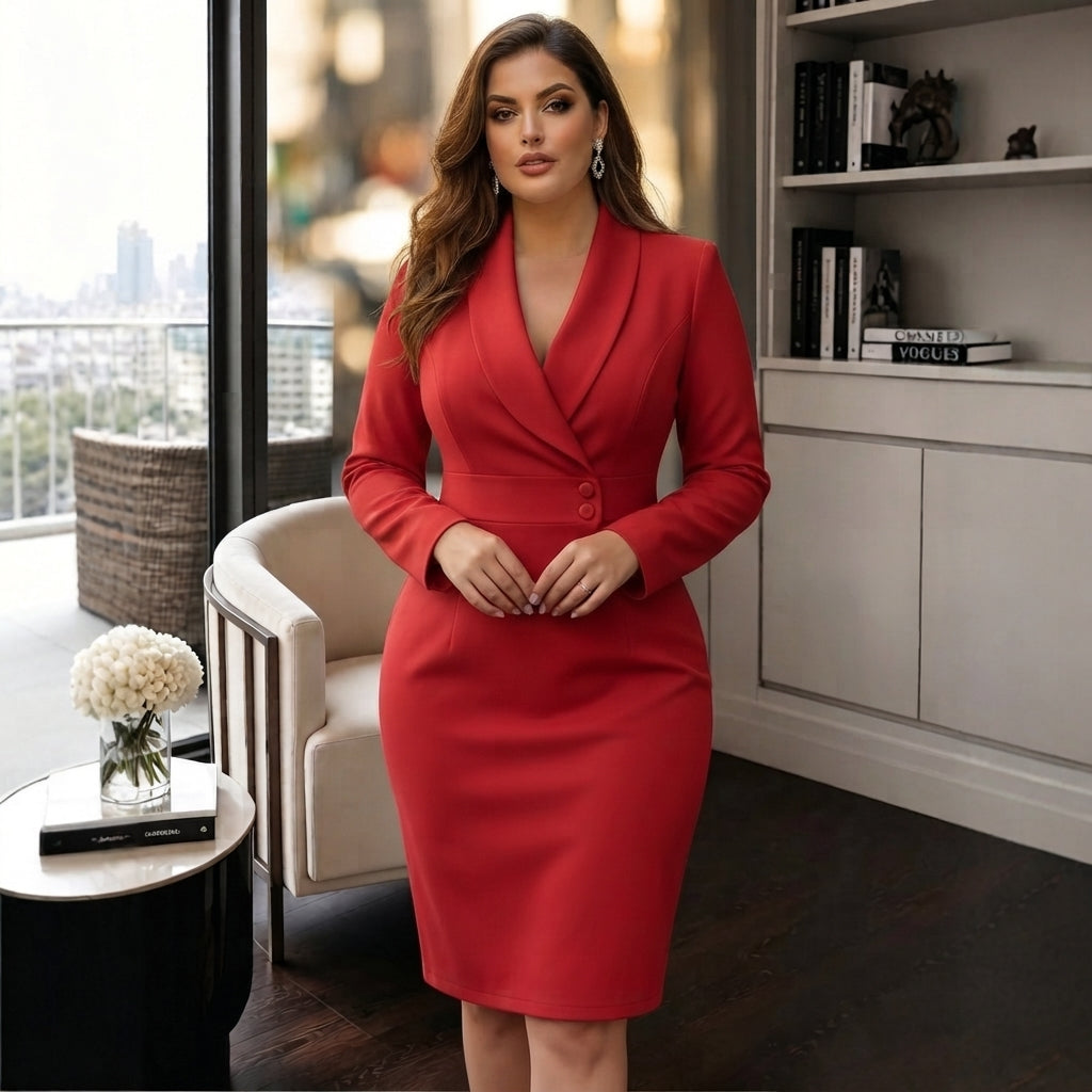 Ines | Elegant Skreddersydd Midikjole