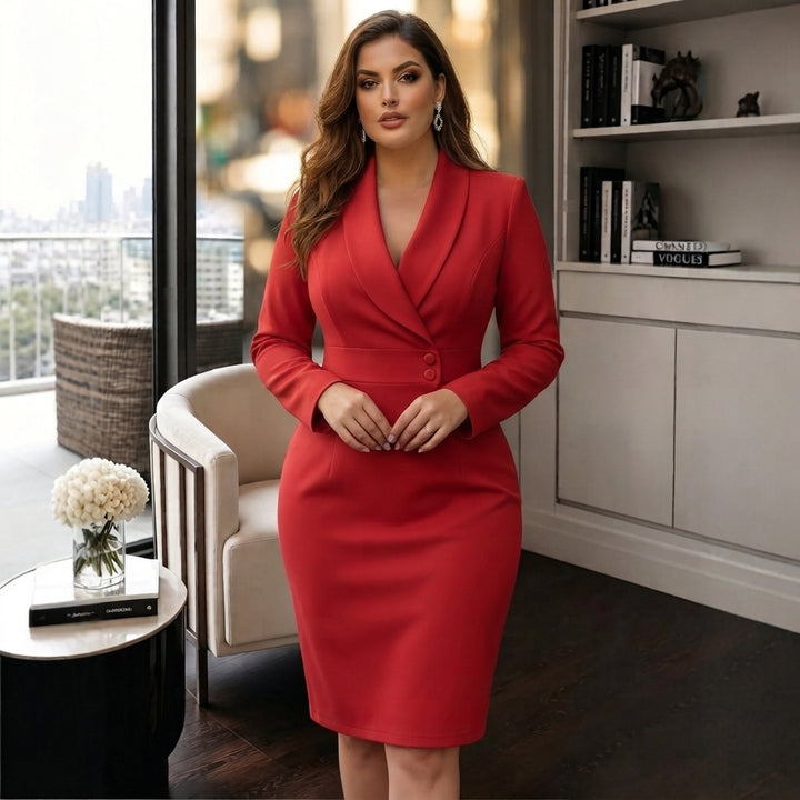 Ines | Elegant Skreddersydd Midikjole