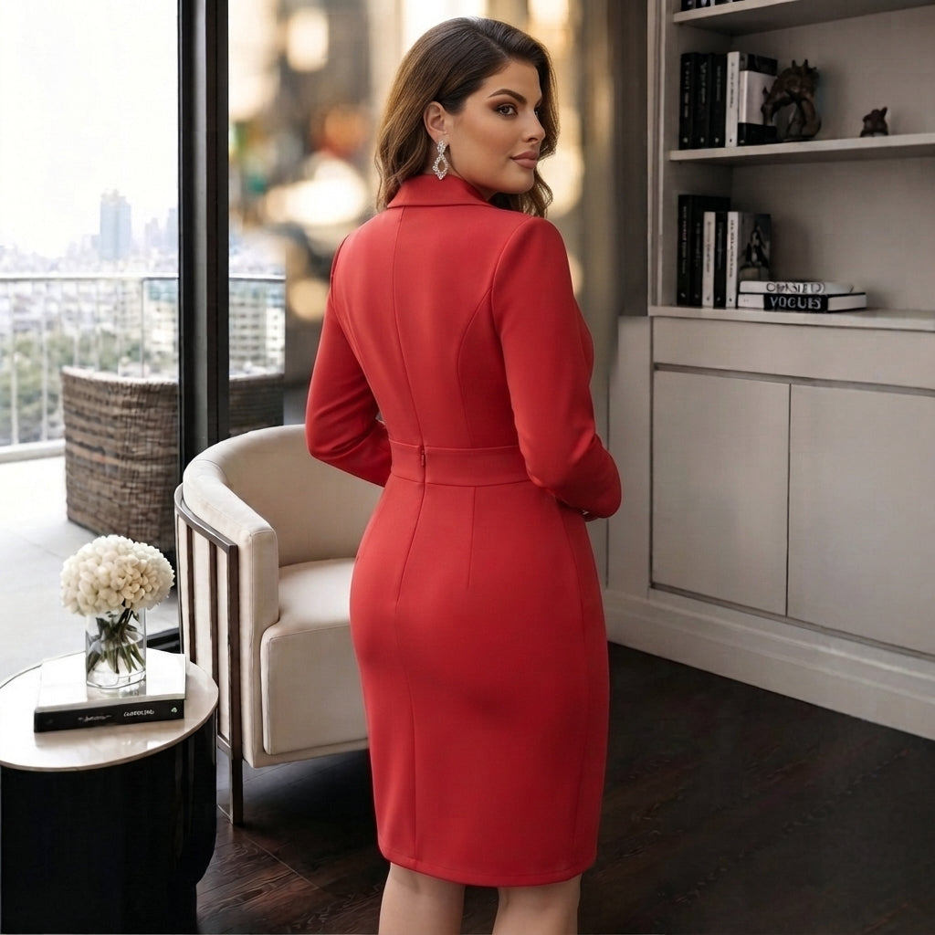 Ines | Elegant Skreddersydd Midikjole