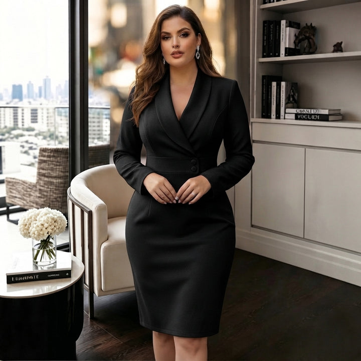 Ines | Elegant Skreddersydd Midikjole