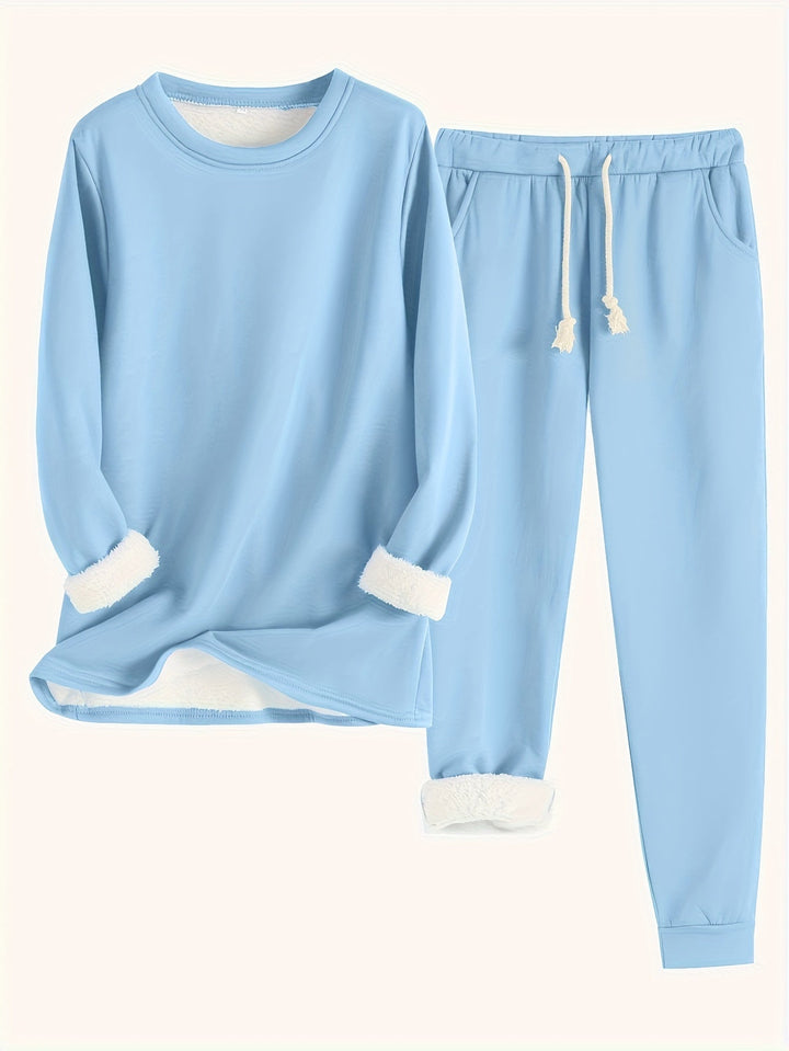 Hailey | Komfortabel Fleece-linset Sett