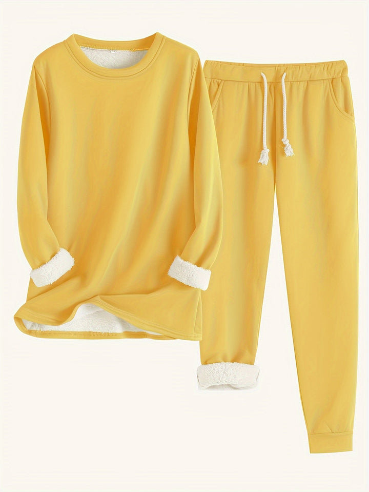 Hailey | Komfortabel Fleece-linset Sett
