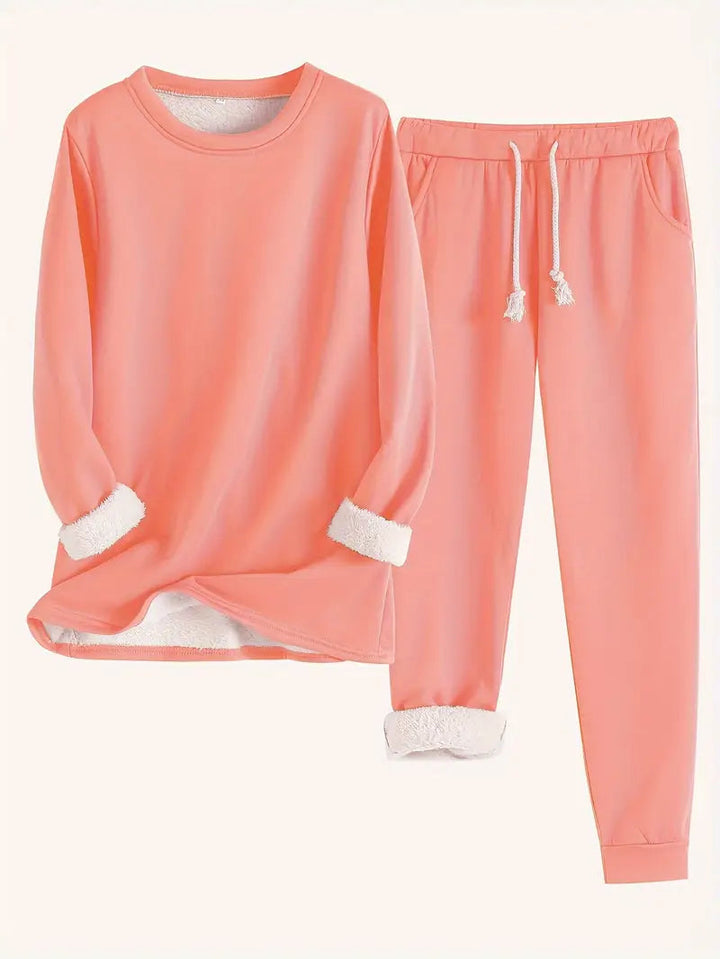 Hailey | Komfortabel Fleece-linset Sett