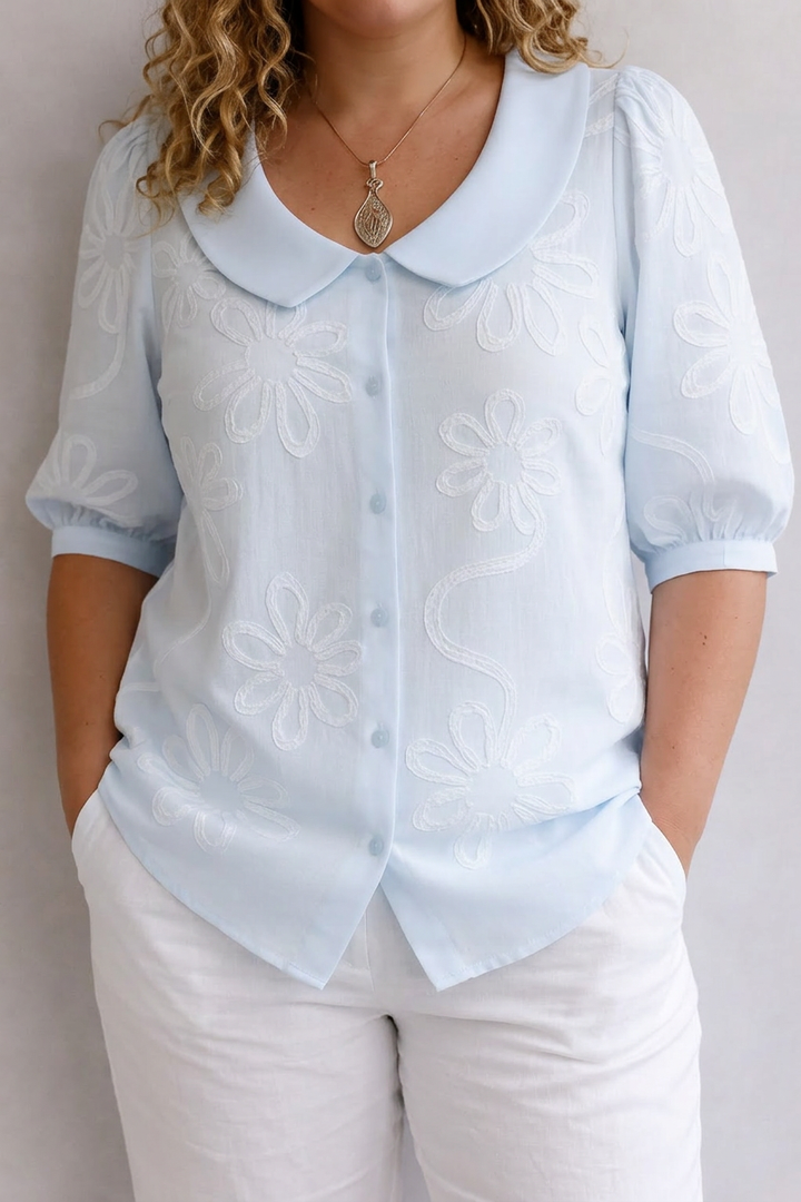 Wynne | Blomstrete Bluse