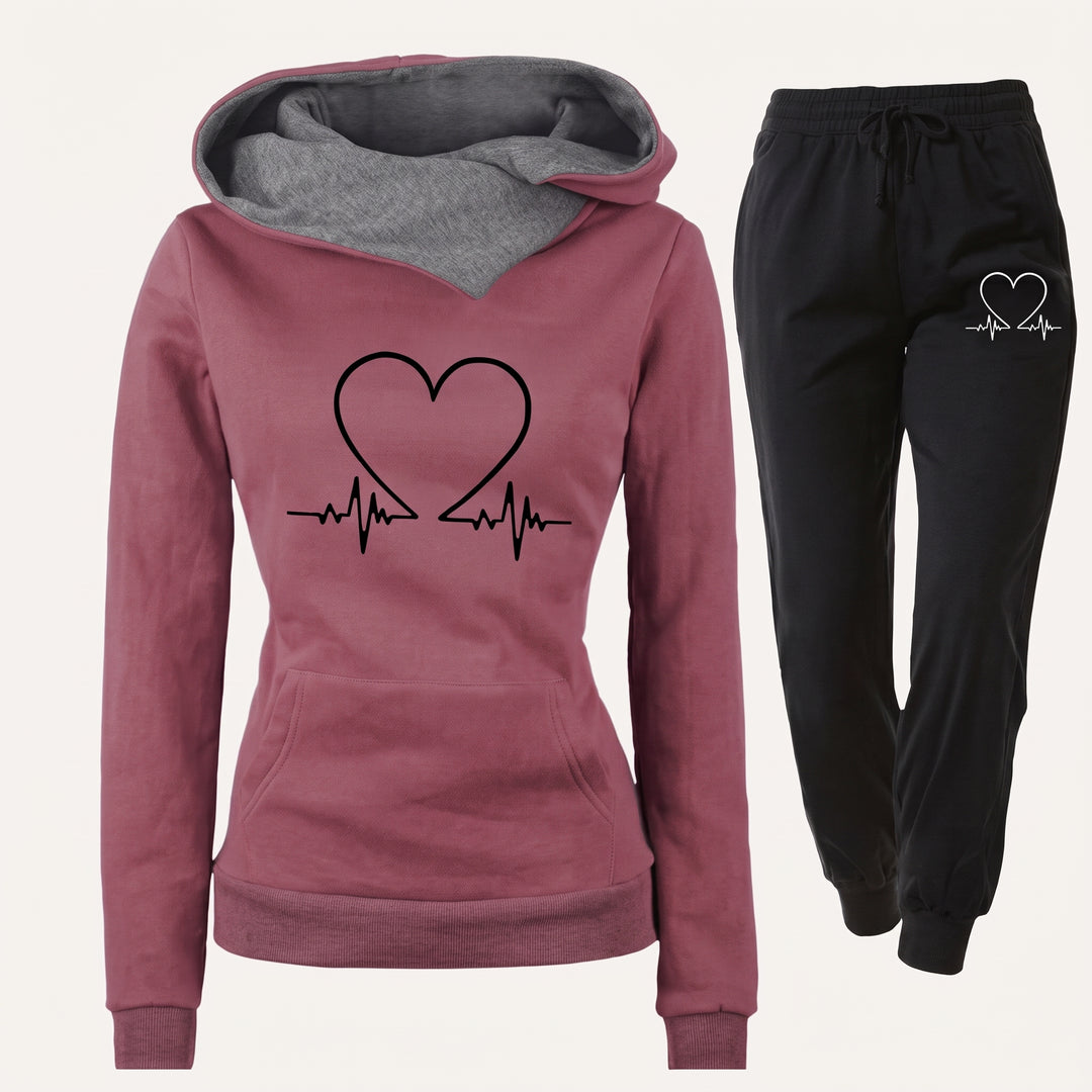 Maeve | Heartbeat Tracksuit Set