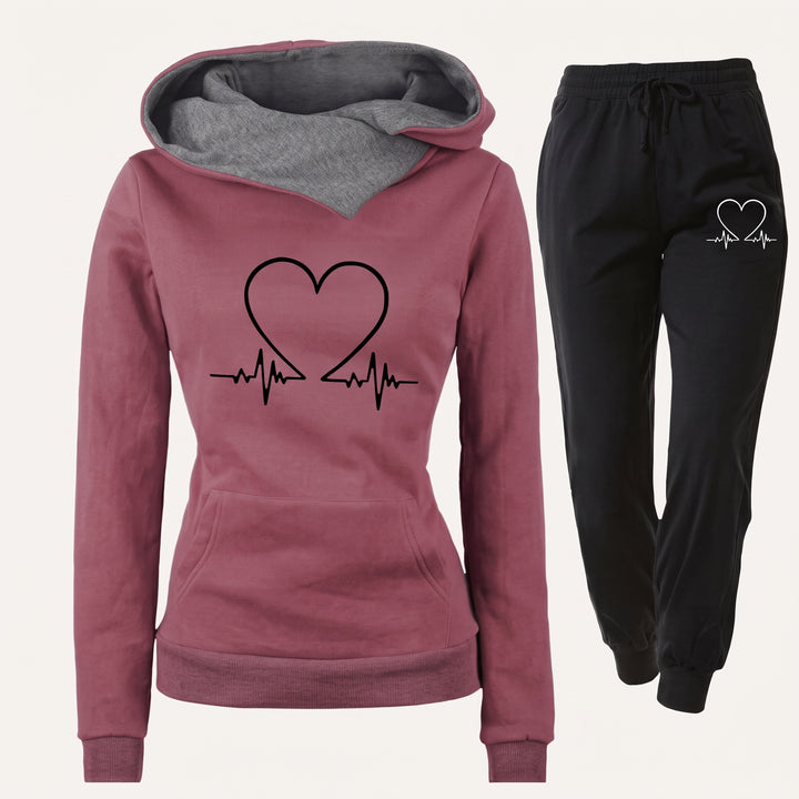 Maeve | Heartbeat Tracksuit Set
