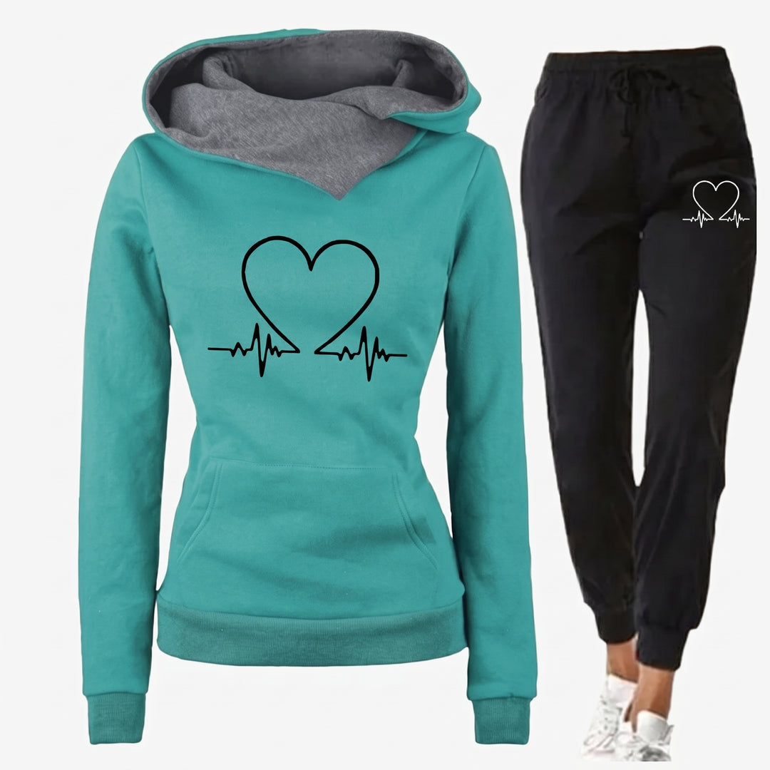 Maeve | Heartbeat Tracksuit Set