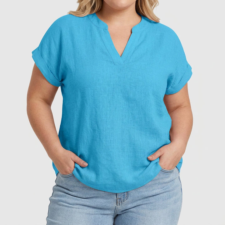 Ysolde | Komfortabel V-Hals Bluse