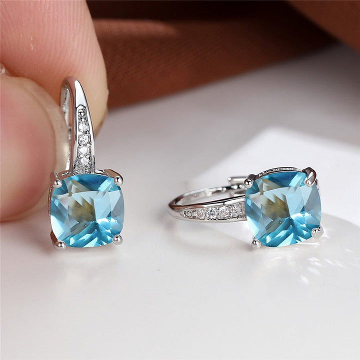 Amity Stone Hoop Øredobber | Gull