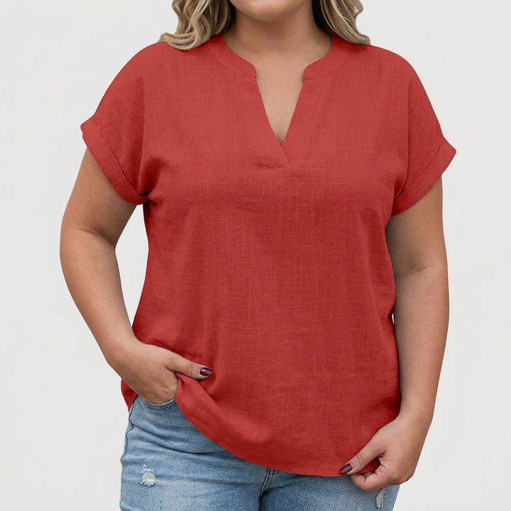 Ysolde | Komfortabel V-Hals Bluse