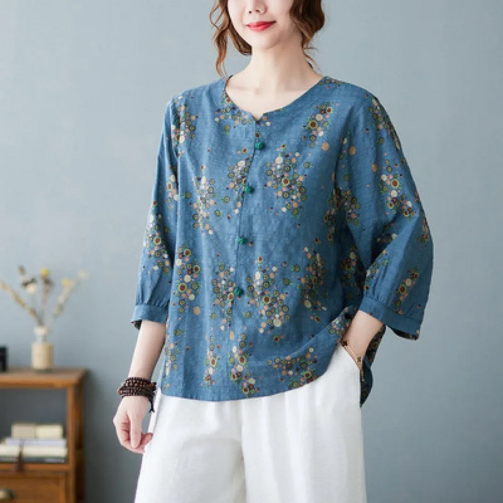 Orla | Elegant Bluse med Lange Ermer