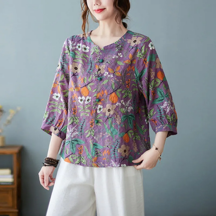Orla | Elegant Bluse med Lange Ermer