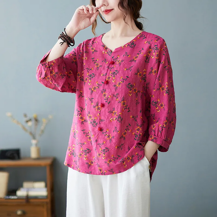Orla | Elegant Bluse med Lange Ermer