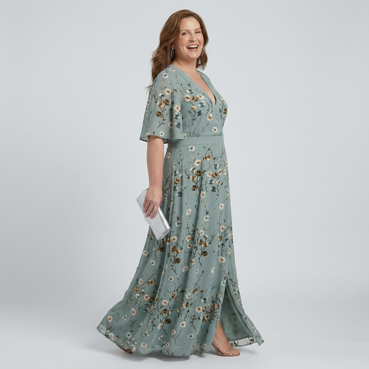 Ottilie | Halter Bloom Flow Maxi Kjole