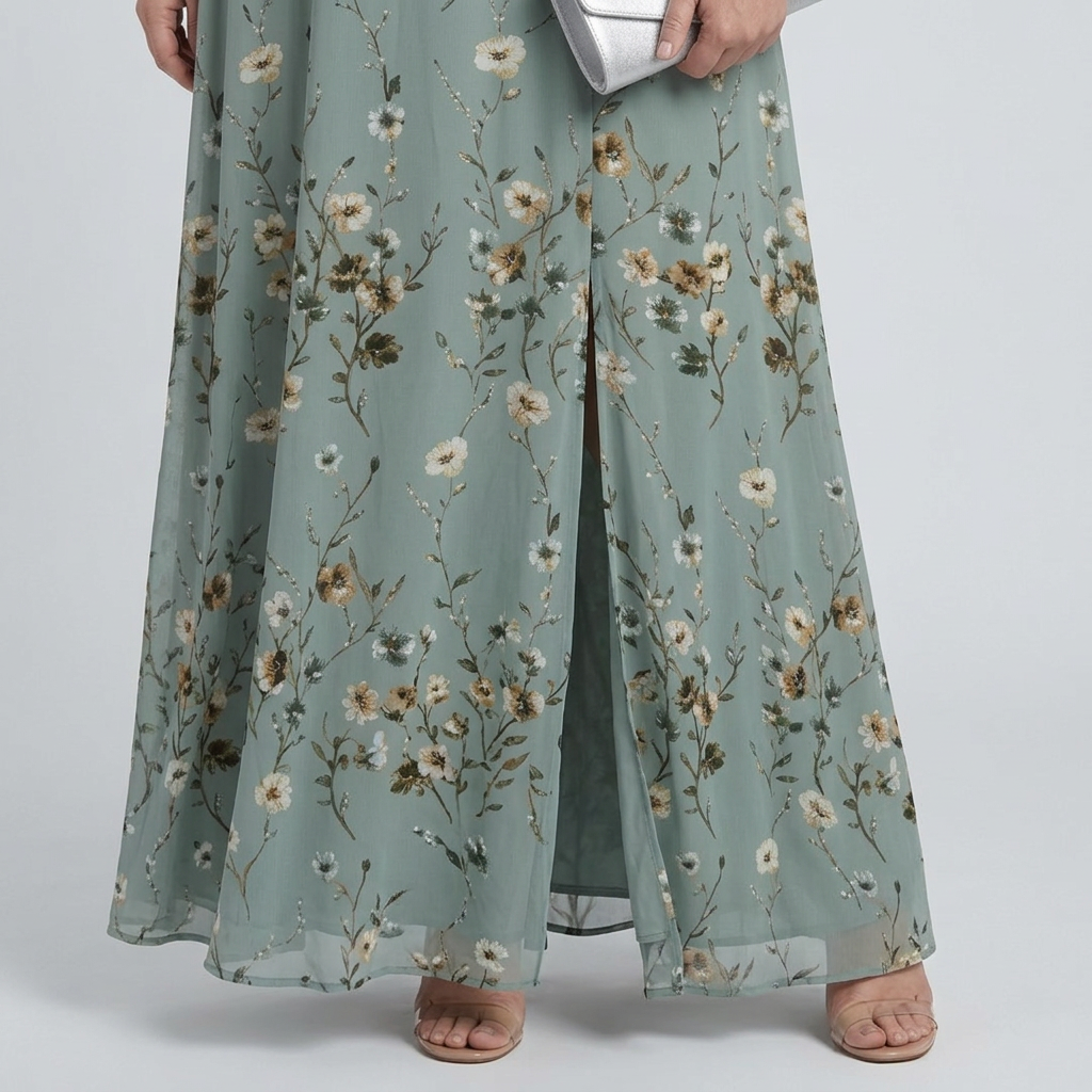 Ottilie | Halter Bloom Flow Maxi Kjole
