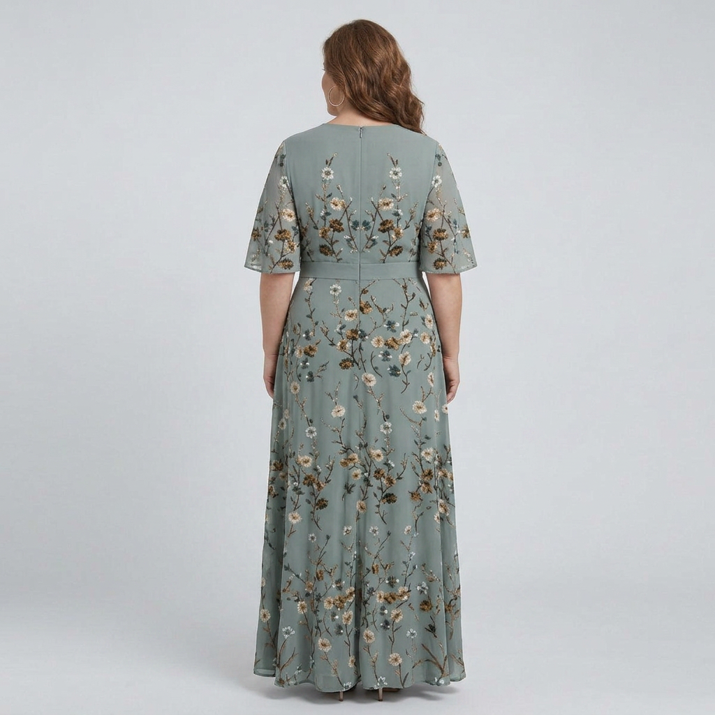 Ottilie | Halter Bloom Flow Maxi Kjole