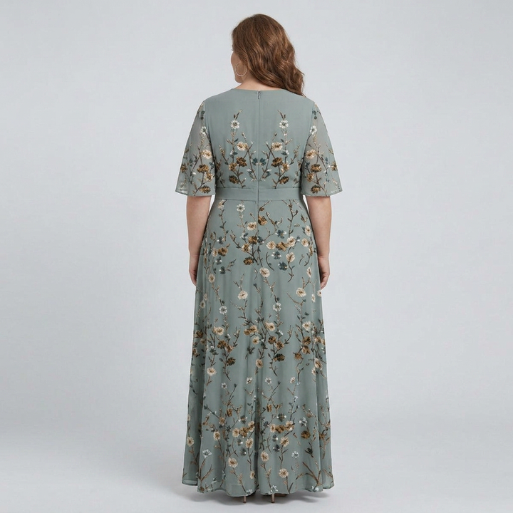 Ottilie | Halter Bloom Flow Maxi Kjole