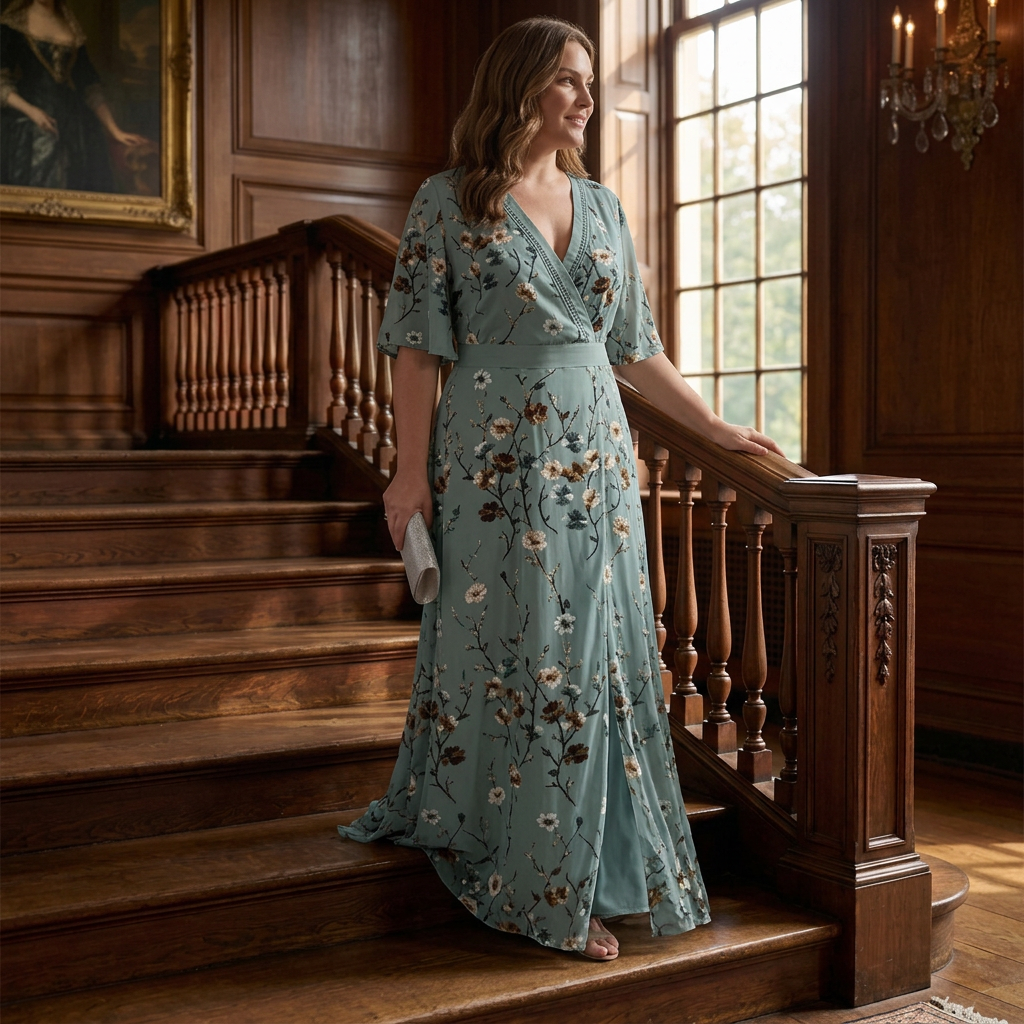 Ottilie | Halter Bloom Flow Maxi Kjole