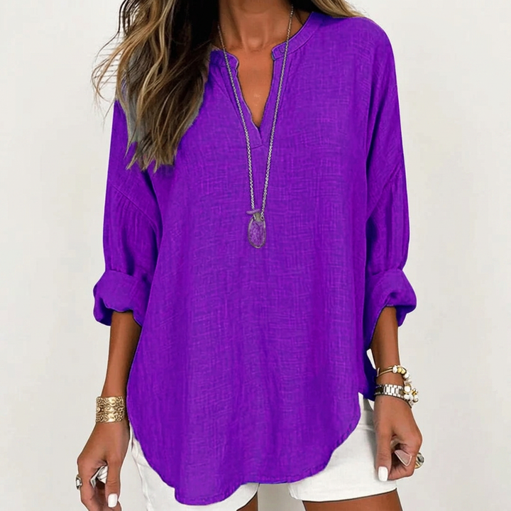 PENELOPE | Lin-lignende Bluse