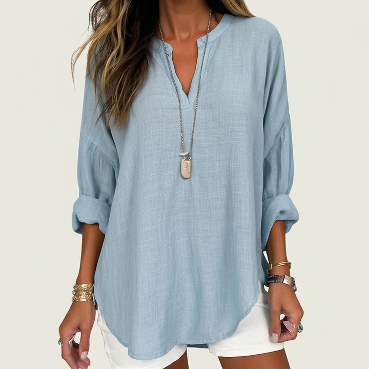 PENELOPE | Lin-lignende Bluse