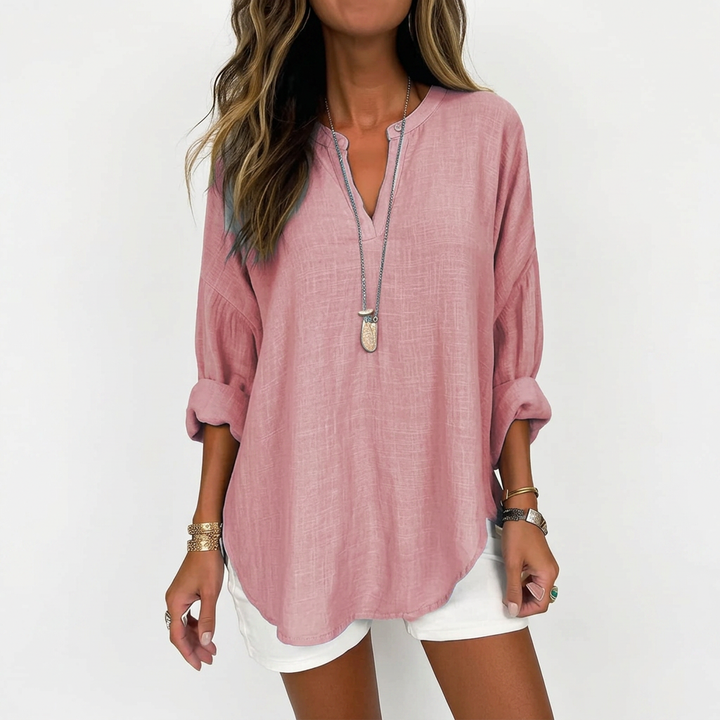 PENELOPE | Lin-lignende Bluse