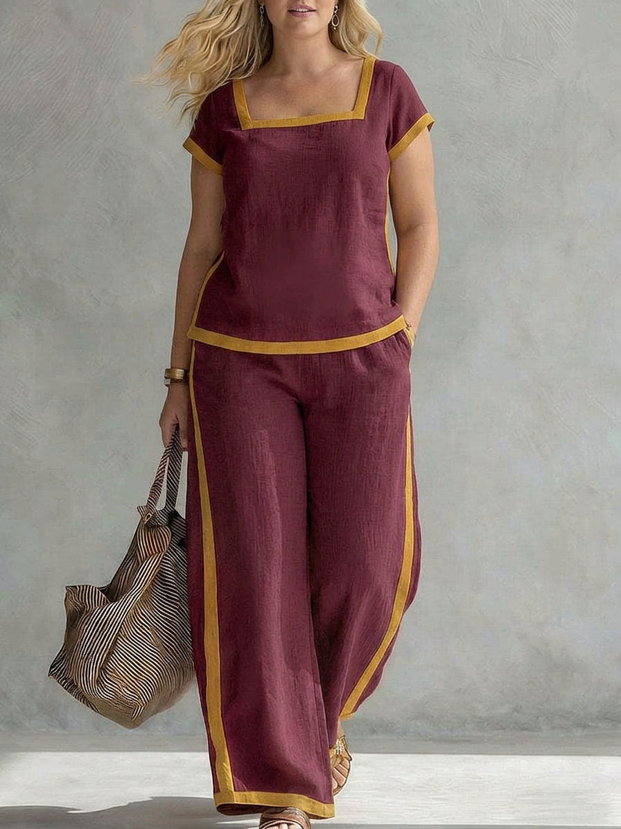 Tova - Lin Koord Sett Elegant To-Delt