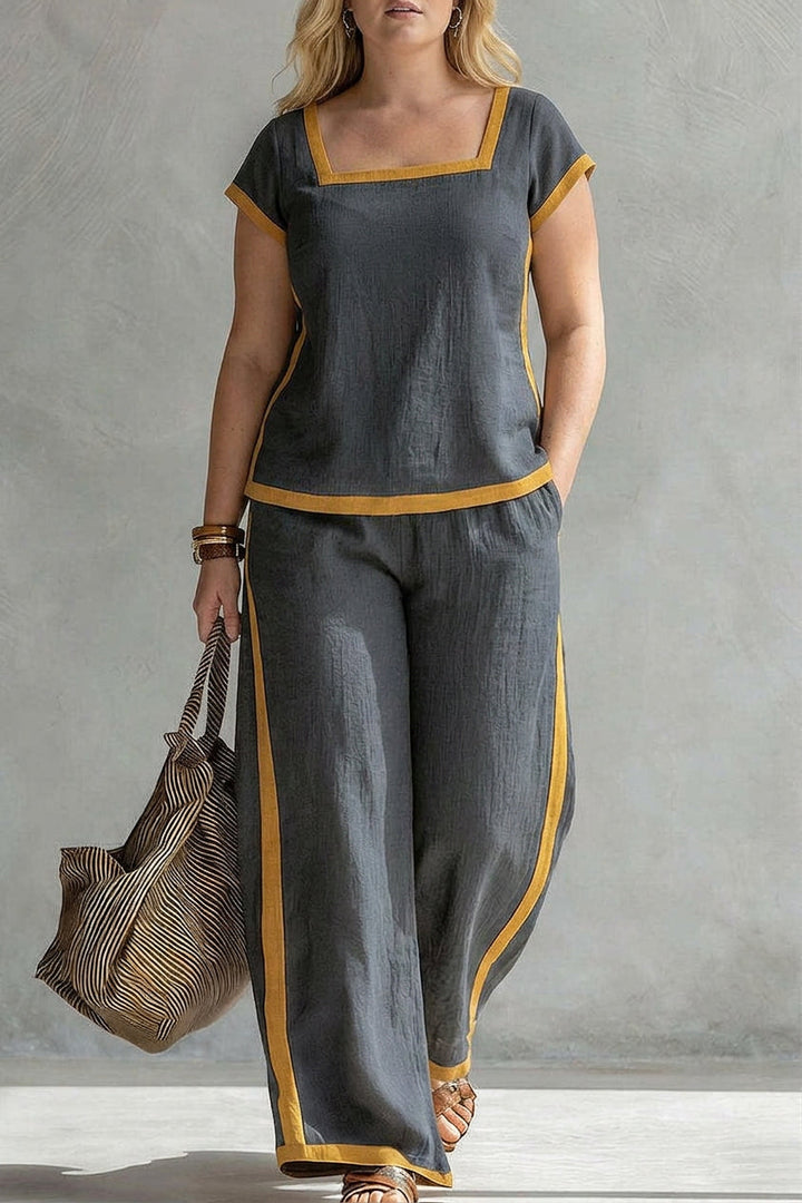 Tova - Lin Koord Sett Elegant To-Delt